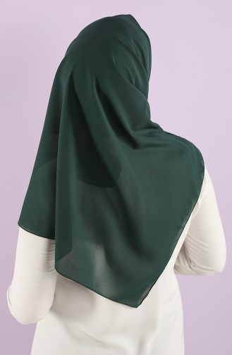 Plain Crepe Scarf 15238-14 Emerald Green 15238-14