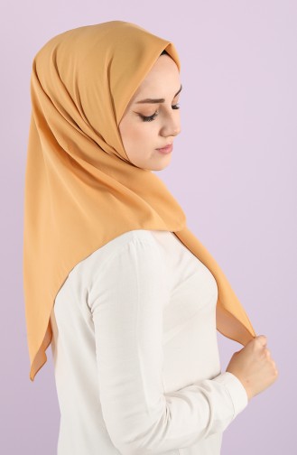 Plain Crepe Scarf 15238-16 Gold 15238-16