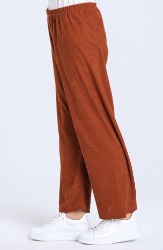 Pantalon Couleur brique 5081-02