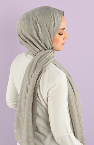 Jacquard Solid Color Shawl 15239-08 Light Gray 15239-08