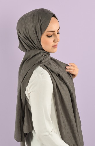 Jacquard Solid Color Shawl 15239-15 Anthracite 15239-15