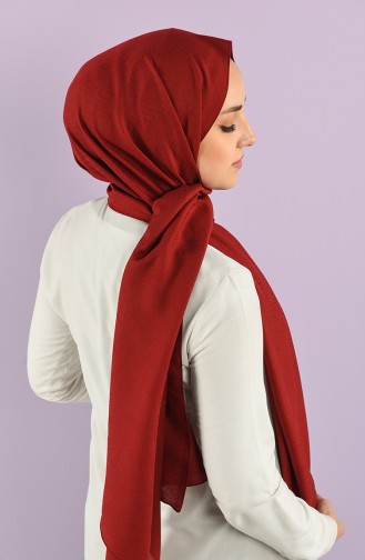 Bubble Jacquard Plain Shawl 15241-03 Burgundy 15241-03