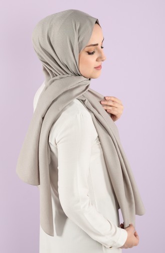 Bubble Jacquard Plain Shawl 15241-09 Gray 15241-09