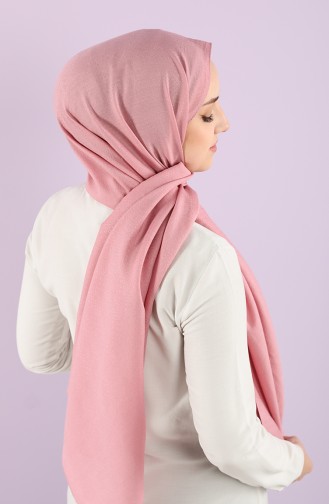 Bubble Jacquard Plain Shawl 15241-12 Dried Rose 15241-12