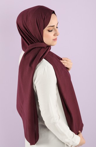 Bubble Jacquard Plain Shawl 15241-14 Damson 15241-14