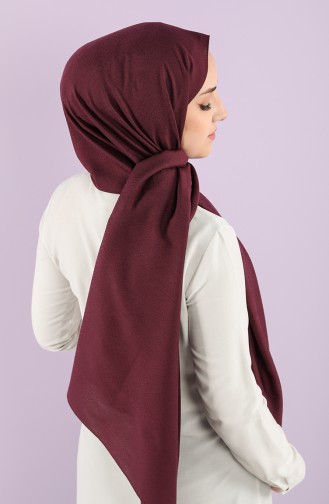 Bubble Jacquard Plain Shawl 15241-14 Damson 15241-14