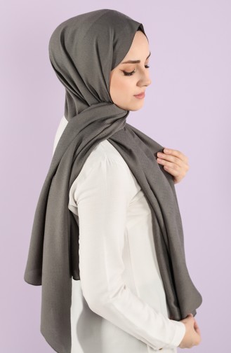 Bubble Jacquard Plain Shawl 15241-15 Dark Gray 15241-15