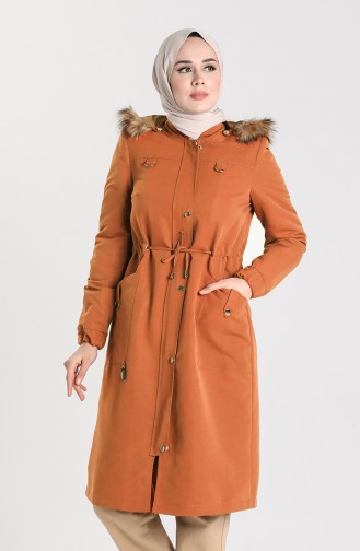 Coat with Pockets 4109-01 Tobacco 4109-01