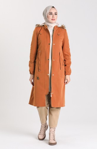 Coat with Pockets 4109-01 Tobacco 4109-01