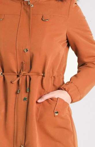 Coat with Pockets 4109-01 Tobacco 4109-01