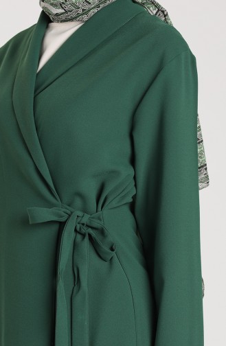 Tie-back Double Trousers Double Suit 1086-06 Emerald Green 1086-06