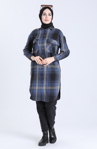 Navy Blue Tuniek 5579-07