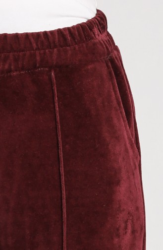 Sweatpants أحمر كلاريت 1560-04