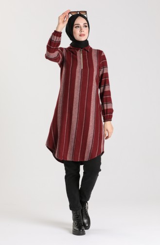 Checkered Tunic 5202-06 Dried Rose 5202-06