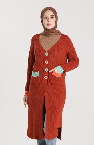Knitwear Long Sweater 0117-01 Tile 0117-01