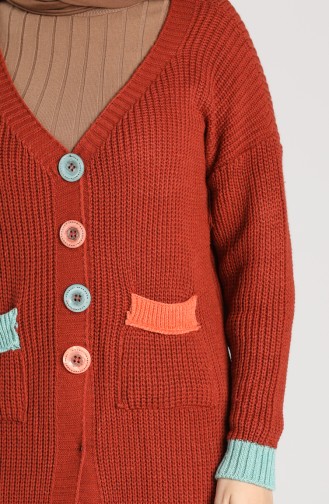 Knitwear Long Sweater 0117-01 Tile 0117-01