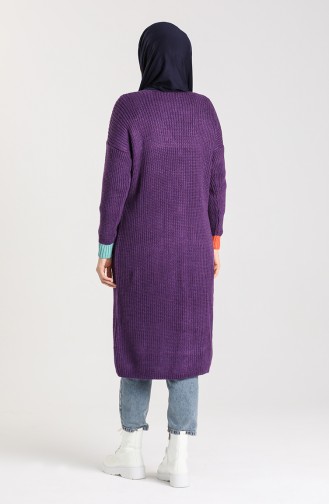 Knitwear Long Sweater 0117-05 Purple 0117-05