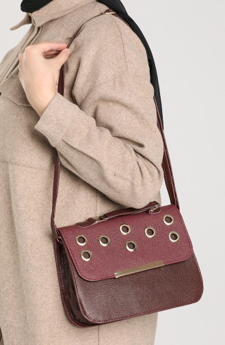 Claret red Shoulder Bag 10116-05