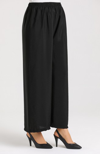 Aerobin Fabric wide Leg Pants 4009-01 Black 4009-01