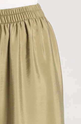 Aerobin Fabric wide Leg Trousers 4009-04 Khaki 4009-04