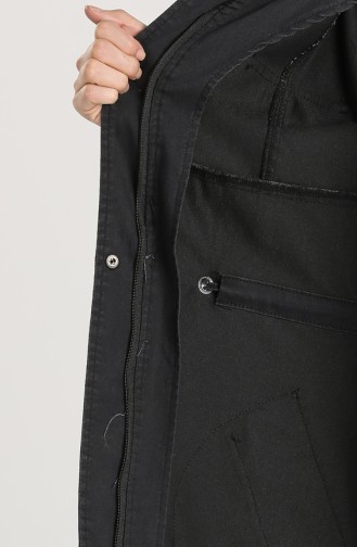 Black Trench Coats Models 6087-06