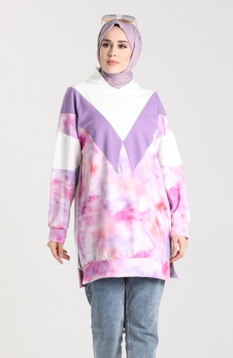 Two Thread Colored Tunic 0118-02 Purple 0118-02