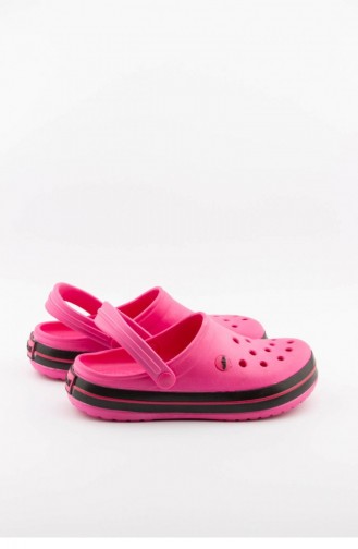 Fuchsia Summer slippers 3459.MM FUSYA-SIYAH-FUSYA
