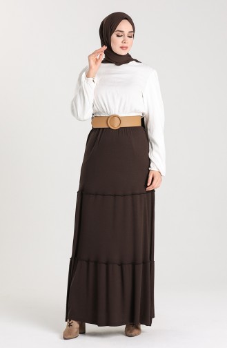 Brown Skirt 8175-01