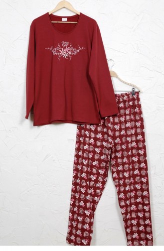 Claret red Pyjama 8030594782.BORDO