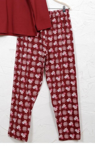 Weinrot Pyjama 8030594782.BORDO