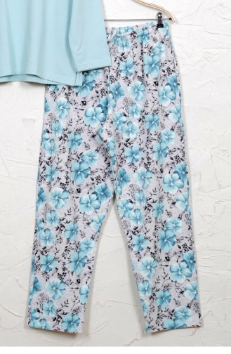 Vienetta Cotton Two Thread Pyjamas 8030616730 Blue 8030616730.MAVI