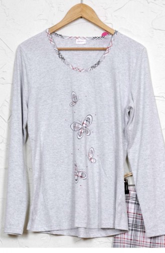 Vienetta Pamuk Pijama Takım 9080110248 Grımelanj