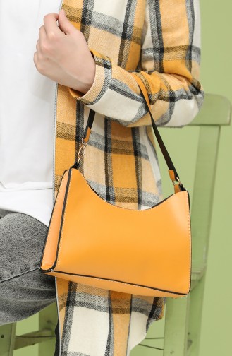 Sac D`épaule Jaune 10695SA