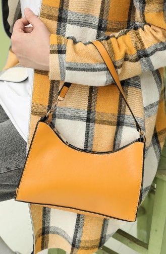 Sac D`épaule Jaune 10695SA