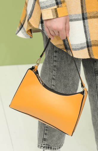 Sac D`épaule Jaune 10695SA