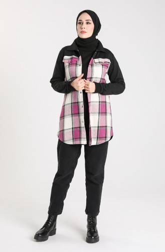 Lila Hemd 4200D-01