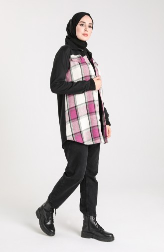 Lila Hemd 4200D-01