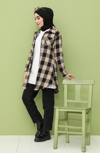 Plaid Lumberjack Shirt 3184-03 Mink 3184-03