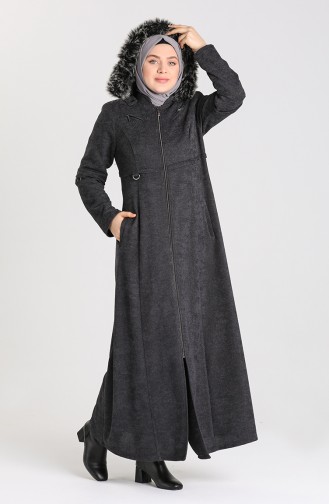 Plus Size Chenille Fur Coat 0130-04 Indigo 0130-04