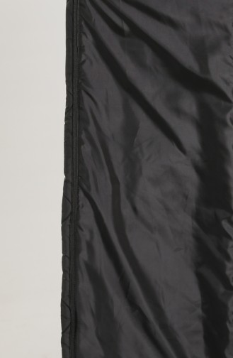 معطف طويل أسود 0437-01