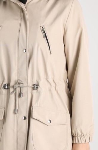 Beige Coats 9058-05