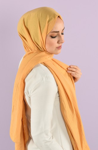 Soft Tie Plain Shawl 15243-18 Gold 15243-18