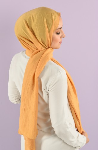 Soft Tie Plain Shawl 15243-18 Gold 15243-18