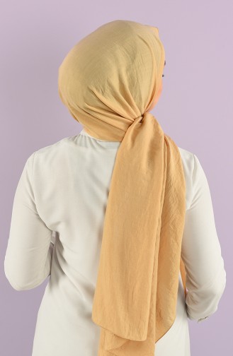 Soft Crush Plain Shawl 15243-23 Gold Color 15243-23