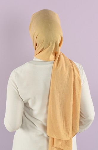 Soft Crush Plain Shawl 15243-23 Gold Color 15243-23