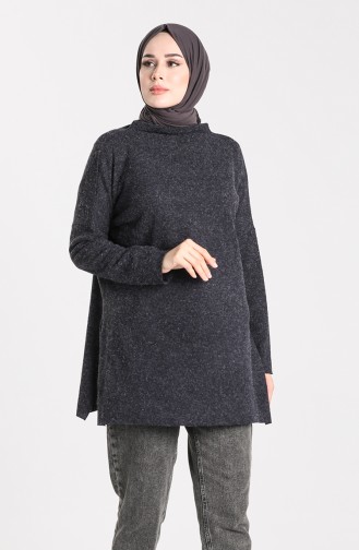 Yarım Balıkçı Yumoş Tunik 8159-05 Lacivert