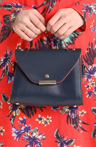 Navy Blue Shoulder Bags 10706LA