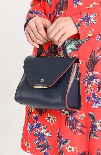 Navy Blue Shoulder Bag 10706LA