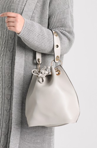 Gray Shoulder Bags 4017GR