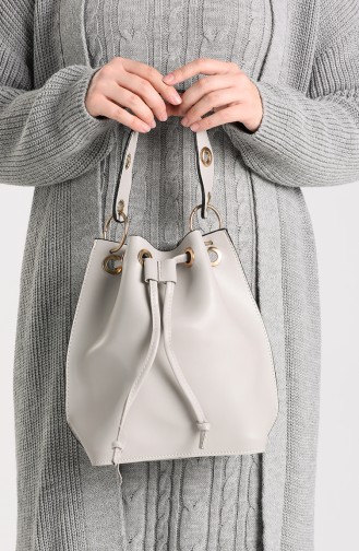 Gray Shoulder Bags 4017GR